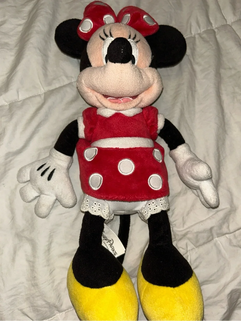 Disney Parks 15” Plush Minnie Mouse Doll Stuffed Animal Toy